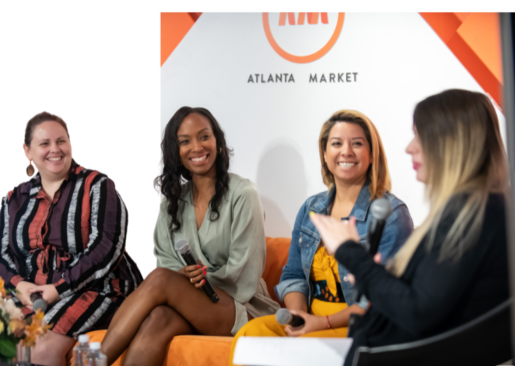 Women Discussing at Atlanta Market Schedule 